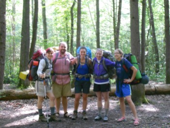 Backpacking with friends